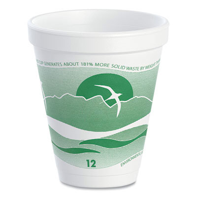 (40) 25 Pack, Foam Hot/Cold Foam Drinking Cups, 12 oz